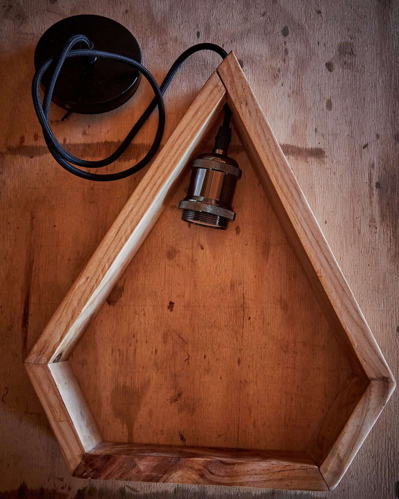 Lampara Gota Colgante con soquete metalico - Imagen 6