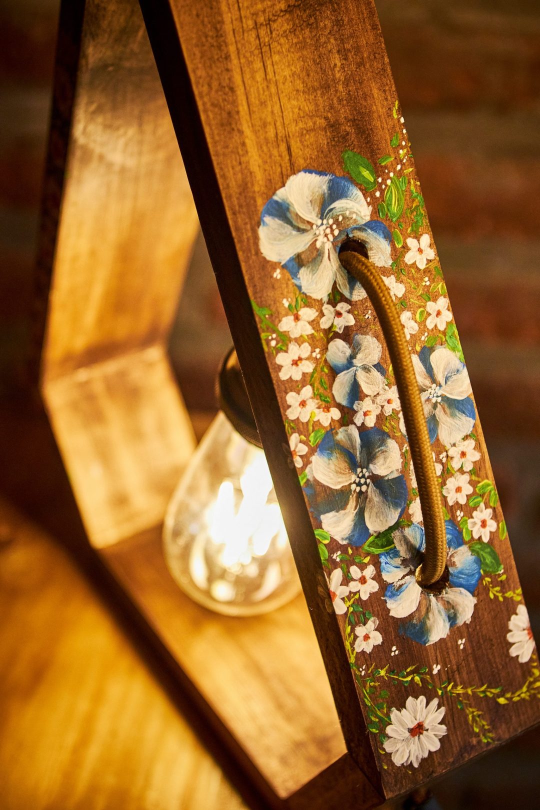 Lamparas pintadas a mano - Imagen 2