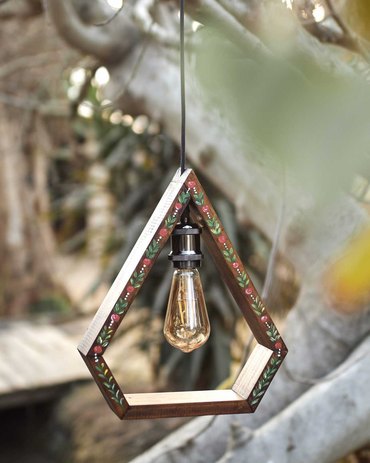 Lamparas pintadas a mano - Imagen 11