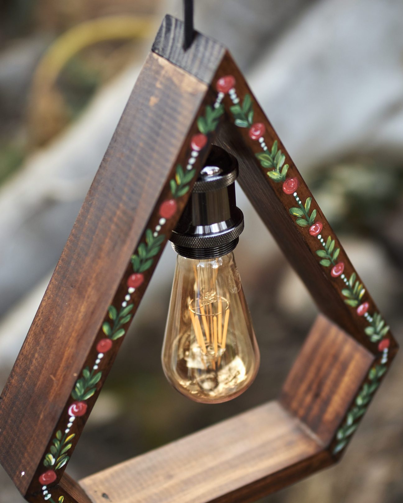 Lamparas pintadas a mano - Imagen 12