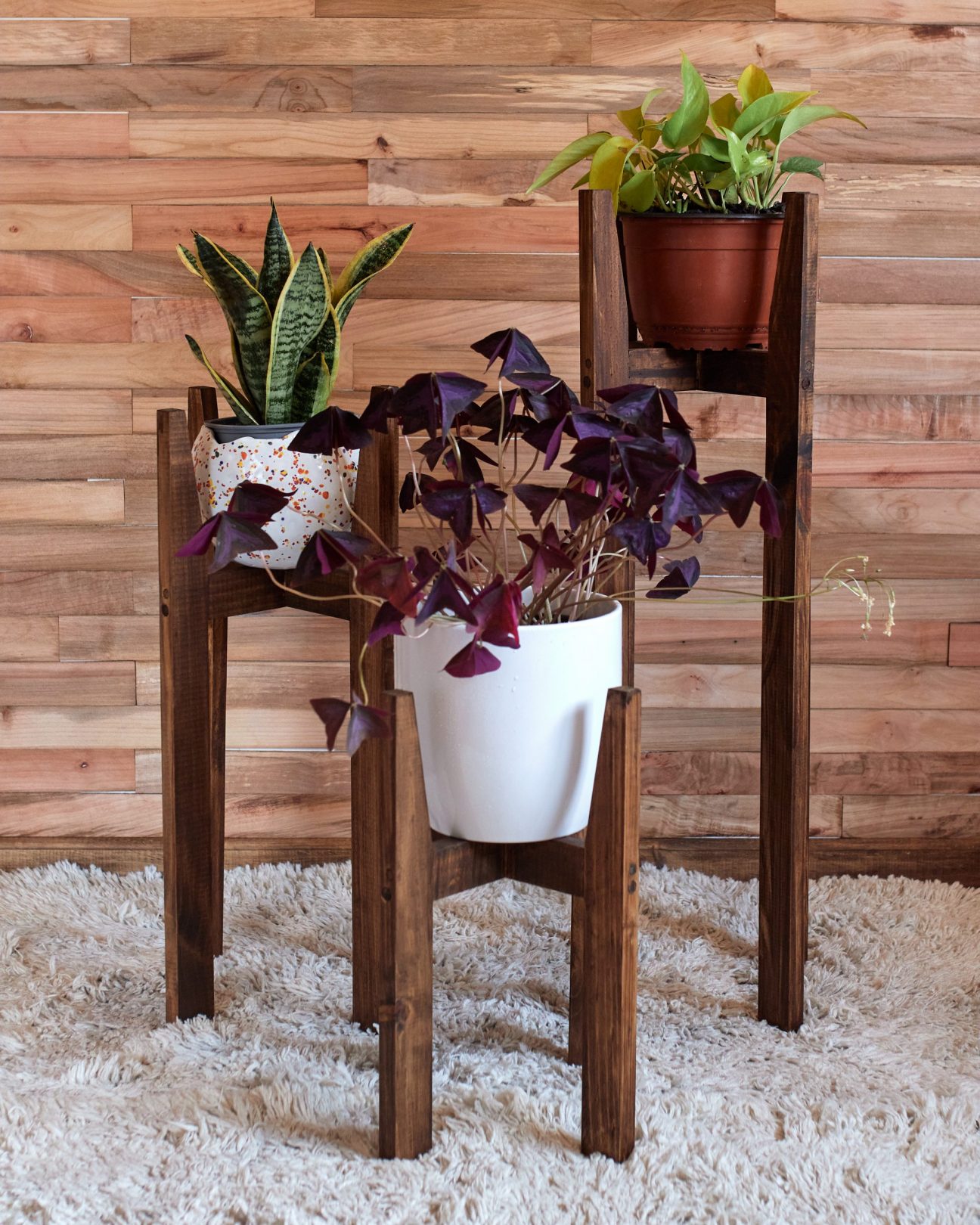 Pedestales porta maceteros