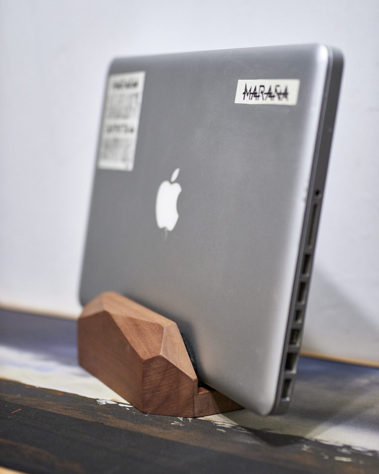 Soporte Notebook  - Madera Roble - Imagen 4